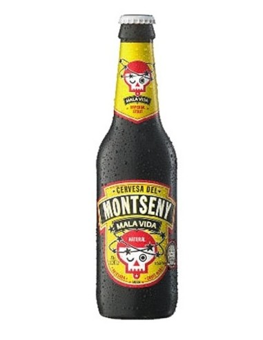 Cerveza Montseny Malavida Imperial Stout pack x 16